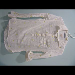 Pineapple summer button up